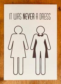 It was never a dress