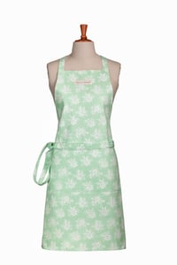 Woodcut Rose Adult Apron