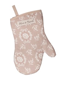 Cameo Rose print Oven Mitt 