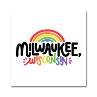 Image 1 of *New! Milwaukee, Wisconsin Rainbow Print
