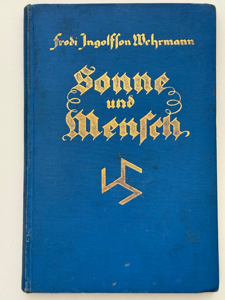 Image of Original Book from Library of Franz Bardon - Wehrmann: Sonne und Mensch (1927)