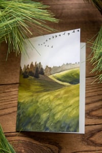 Image 3 of November Watercolor Greeting Card