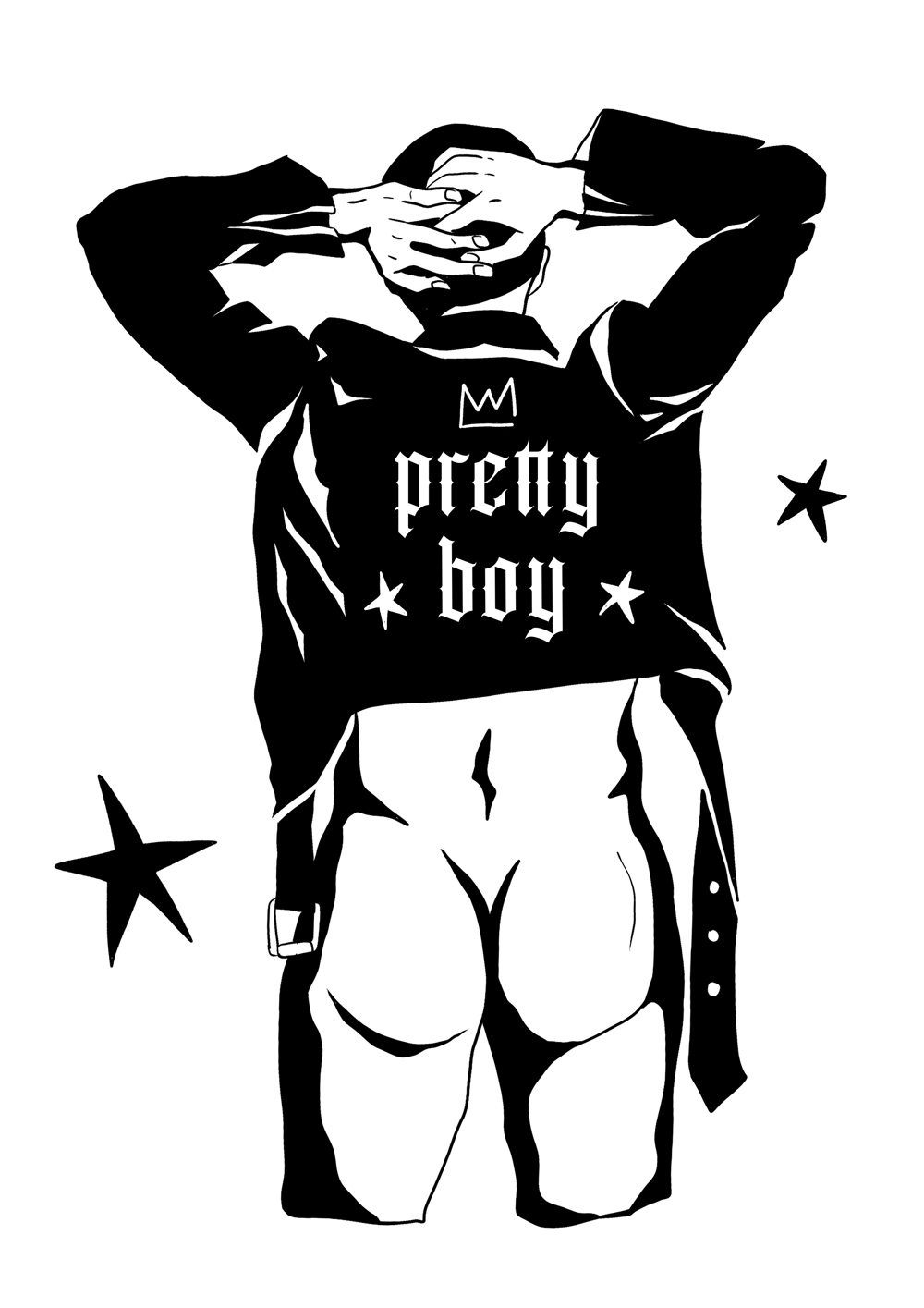 Pretty boy postcard pack 