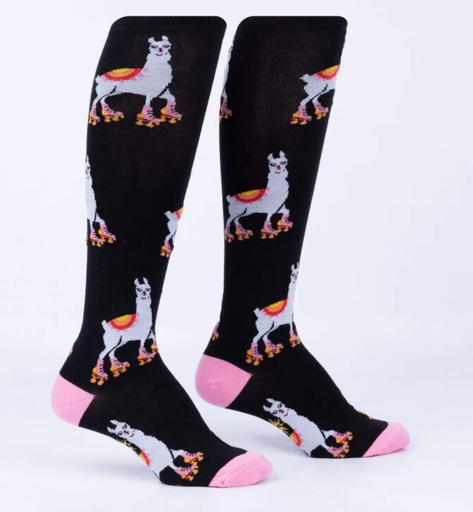Image of They See Me Rollin' Knee Socks