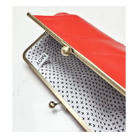 Image 4 of Chili Leather Clutch