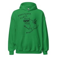 Image 3 of Unisex Hoodie everything hurts 