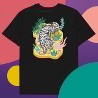 Image 2 of Tiger Backprint Unisex organic cotton t-shirt