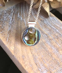 Image 4 of Abalone round Pendant 
