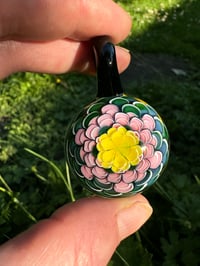 Image 5 of Floral in Pink Pendant 