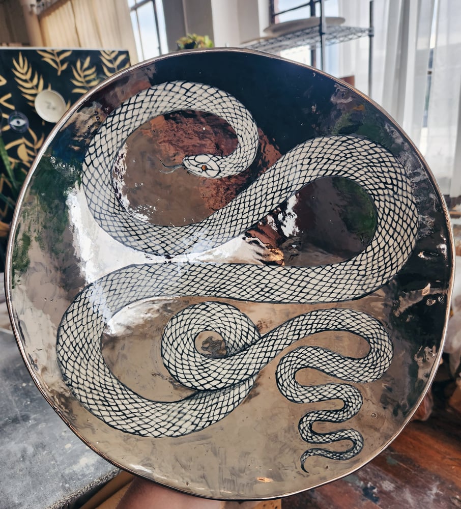 Image of Serpent in the Moon bowl