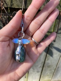 Image 1 of Opal Malachite Necklace 