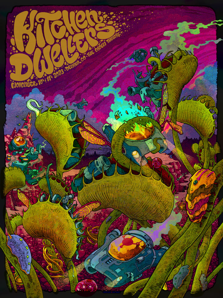 Image of Kitchen Dwellers - Denver, CO - November 11/12 2023 (FOIL)
