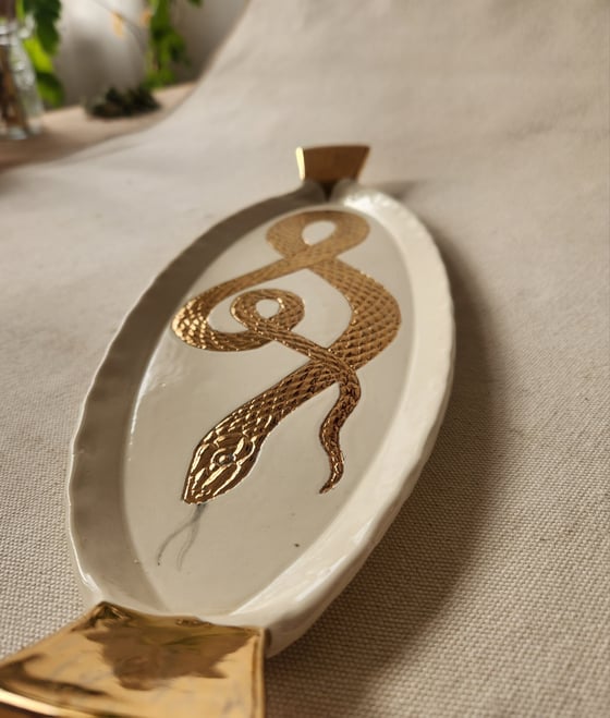 Image of Golden Snake long platter