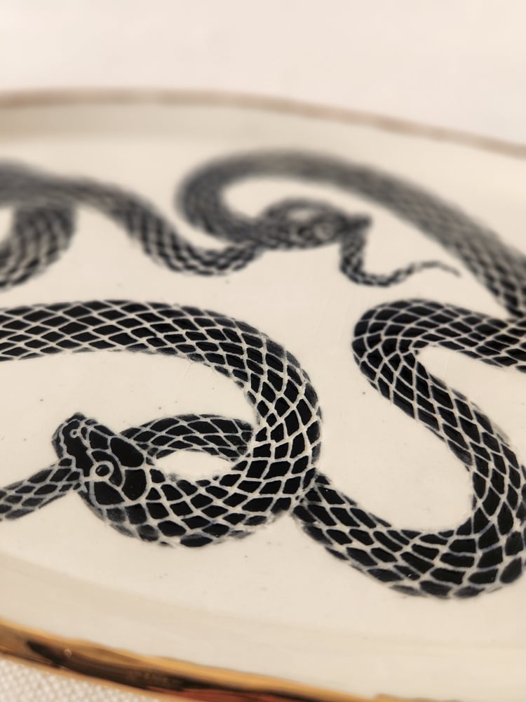 Image of Double Ouroboros platter