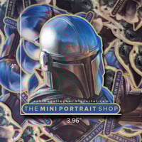 Image 3 of THE HUNTER (The Mini Portrait Shop) STICKER