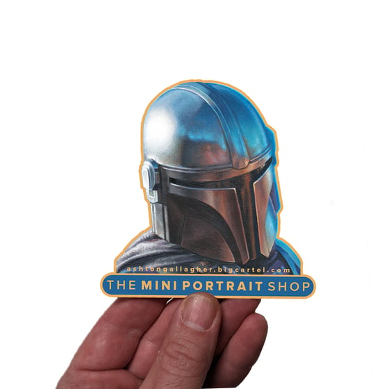 Image of THE HUNTER (The Mini Portrait Shop) STICKER