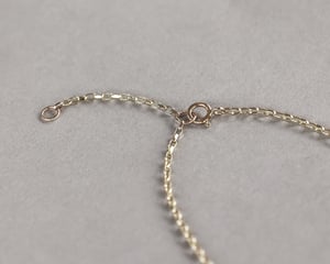 Image of 9ct gold faceted chain bracelet 