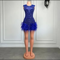 Image 3 of Vonda Feather Luxe Dress