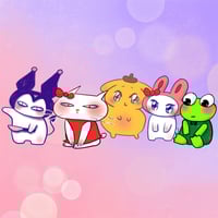 Image 5 of S@nri0 Scruffy Animal Stickers