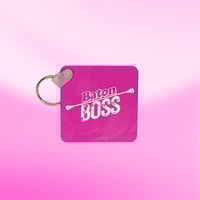 Image 1 of BATON BOSS METAL KEY CHAIN