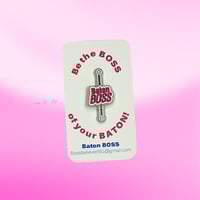 Image 1 of Baton Boss Enamel Pin