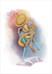 Image 1 of One Man Band - Color