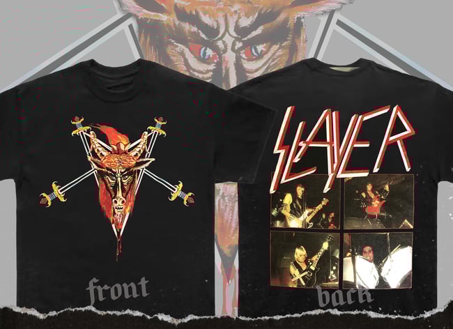 Slayer Show No Mercy T-Shirt  (screenprint)