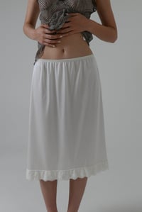 Image 1 of Slip Skirt White 