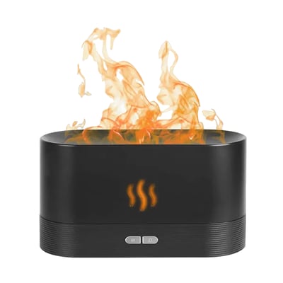 SereneFlame Humidifier: Flame Atmosphere & Ultrasonic Bliss