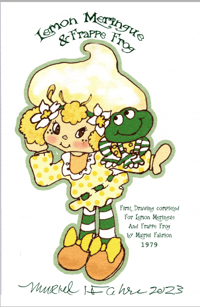 Image 2 of Lemon Meringue and Frappe Frog Color Print