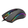 MSL Wired Gaming Mouse - 16.8 Million RGB Color, 10000 DPI, 9 Buttons, Optical LED