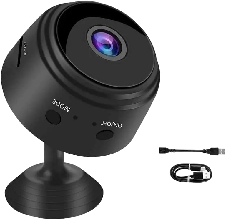 24/7 Surveillance: Indoor/Outdoor Mini Camera with Night Vision