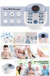 Foot Spa Bath Massager with Temperature Control Pedicure Heat Bubbles Vibration