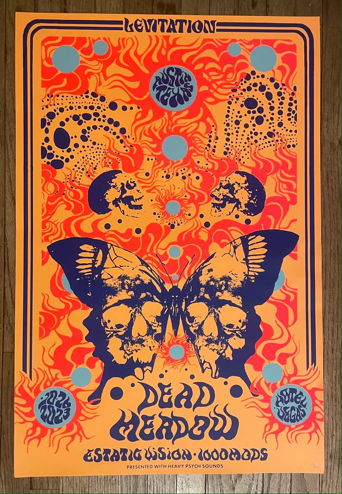 Image of Levitation 2023 Dead Meadow Poster