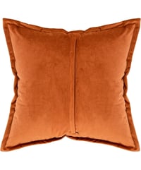 Image 2 of Lansha Dark Orange Decorative Velvet Throw Pillow Cover  