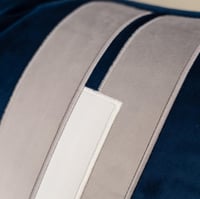 Image 4 of Yakin Navy Blue Decorative Velvet Throw Pillow Cover