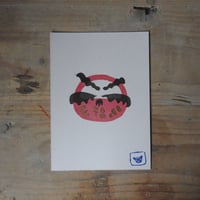 Image 3 of 'set your goal' daruma postcard II