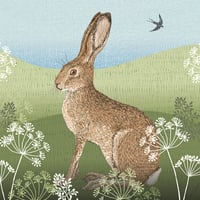 Image 4 of HARE GREETING CARD