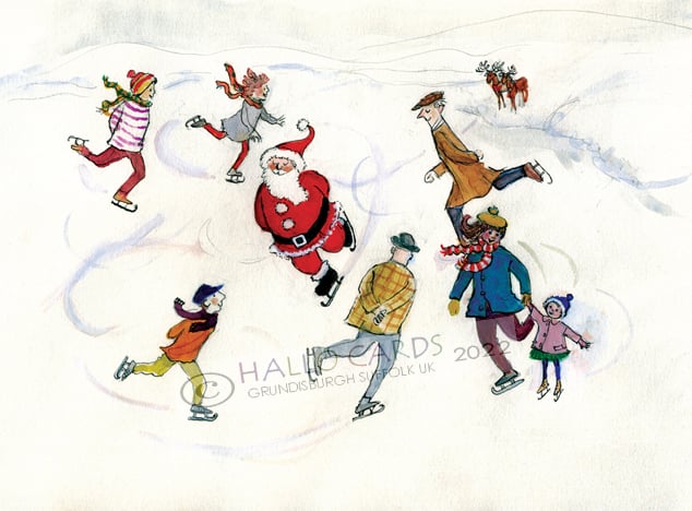 Image of HC48 Skating With Santa