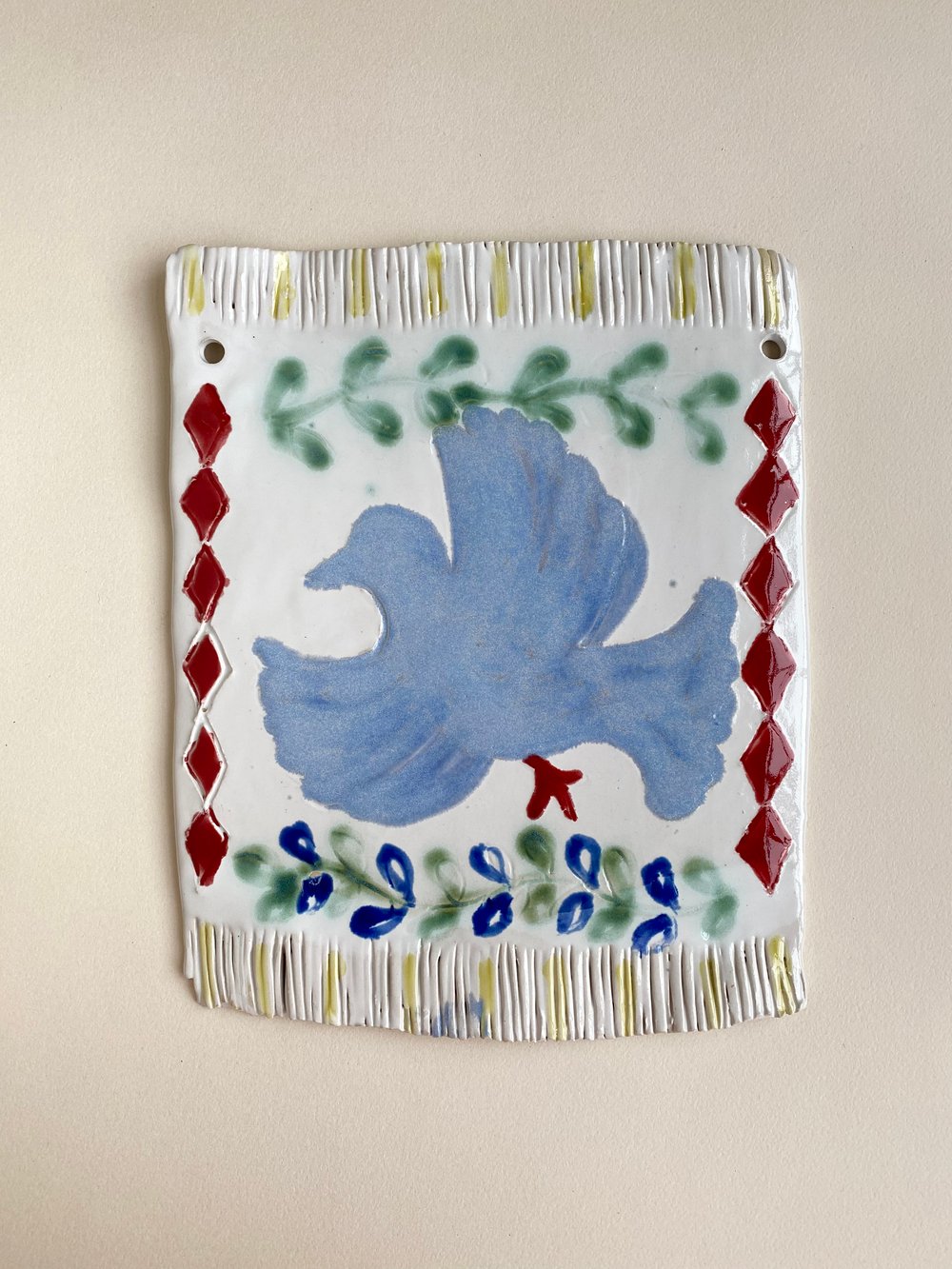 Image of Blue Bird Wall Hanging