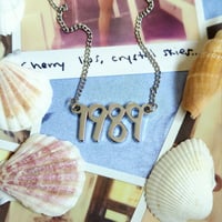 Image 1 of 1989 Text Necklace