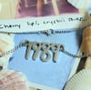 1989 Text Necklace