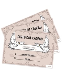 CERTIFICAT CADEAU