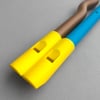 Yellow Blue Bronze Wobbly Finger ( edition of 6 ) 