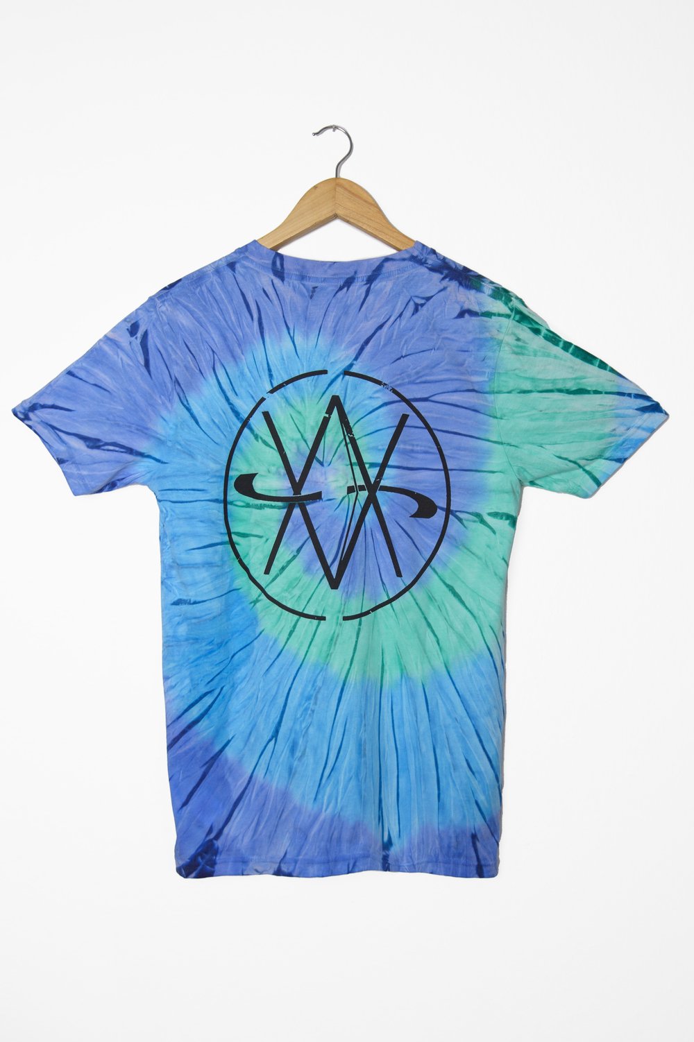 Blue/Green Swirl Emblem Shirt