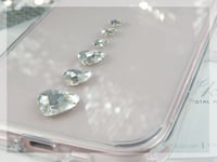 Image 2 of Crystal Heart Case in pink or clear.