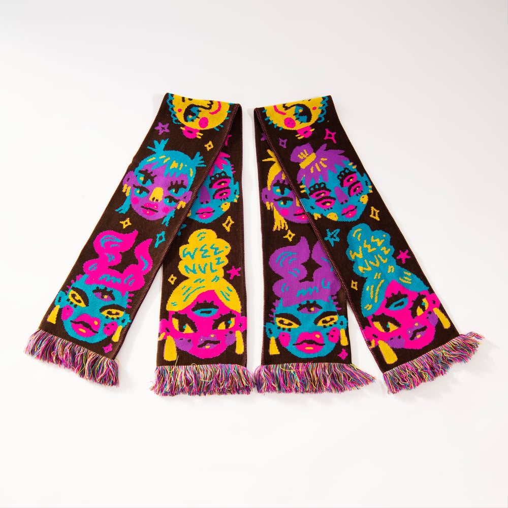 SOLD OUT | WEE NULS ‘DISCO GREMLIN’ SCARF | SHIPS LATE NOVEMBER 