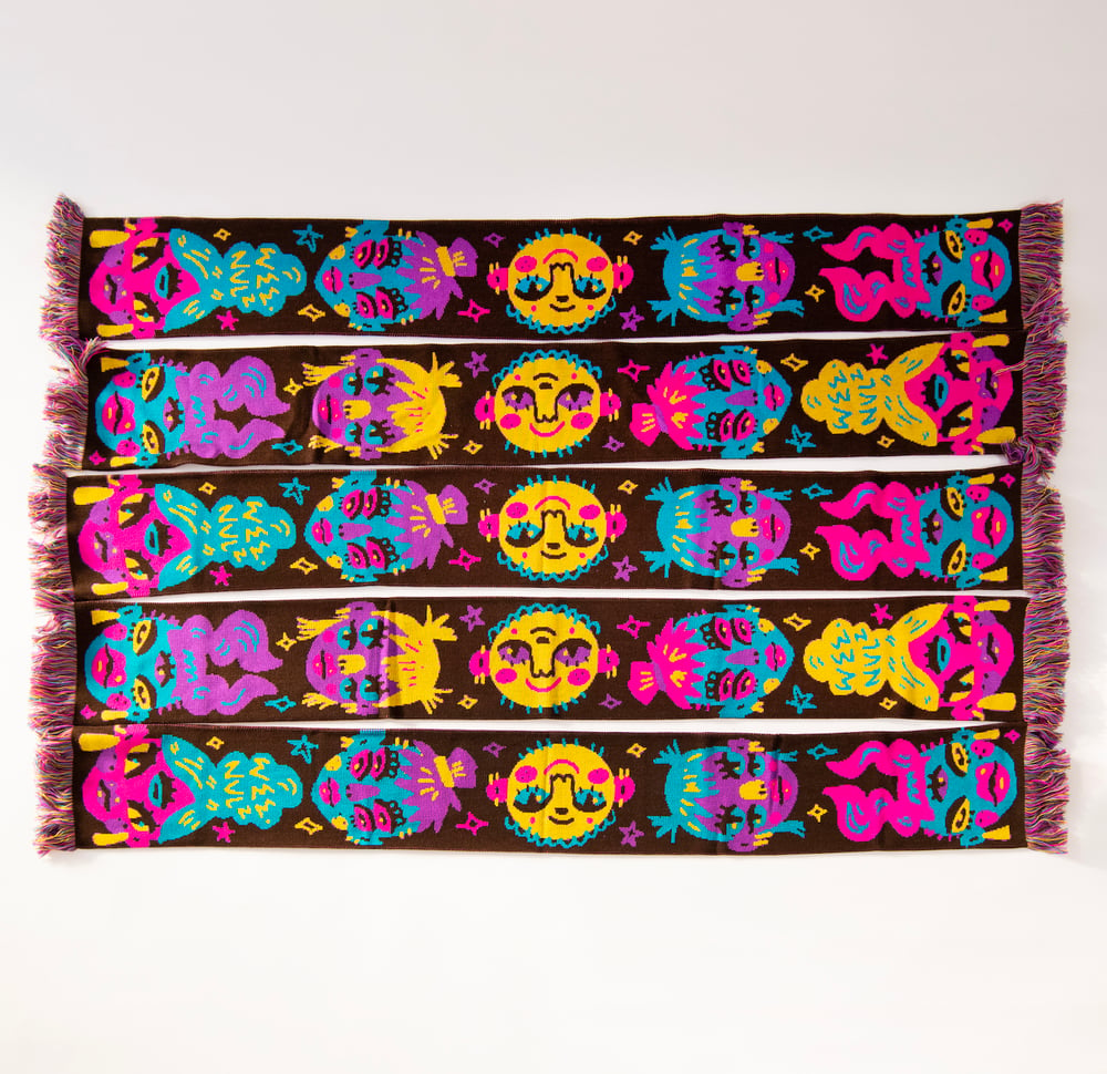 SOLD OUT | WEE NULS ‘DISCO GREMLIN’ SCARF | SHIPS LATE NOVEMBER 