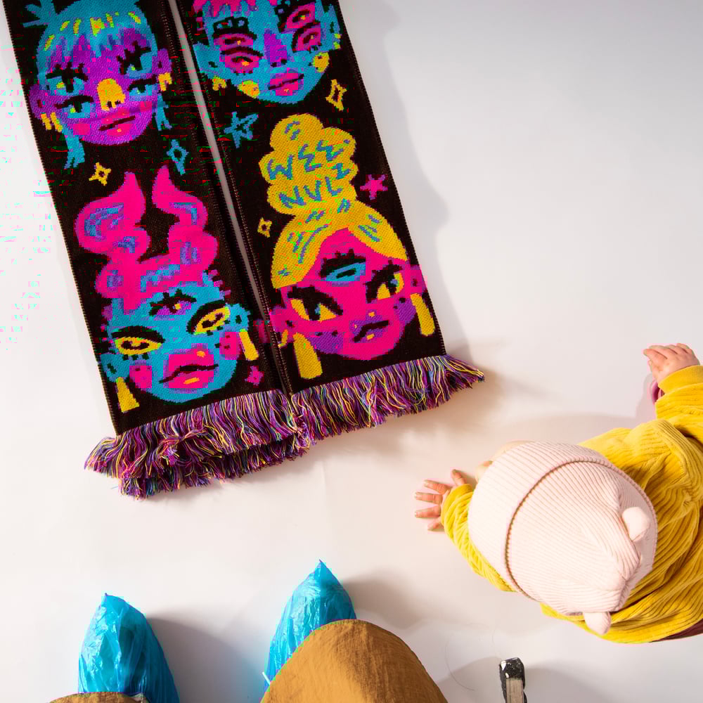PRE-ORDER | WEE NULS ‘DISCO GREMLIN’ SCARF | SHIPS LATE NOVEMBER