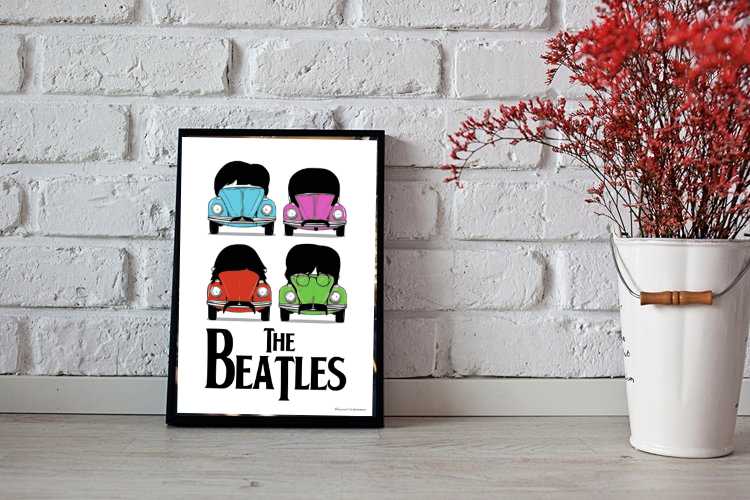 The Beatles  1 - Lyric Art